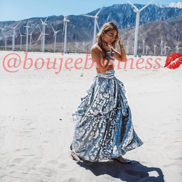 H&M Conscious Exclusive Collection Flounced Skirt - Picture 2 of 8